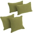 thumbnail image 3 of Blazing Needles Double-corded Solid Twill Throw Pillows with Inserts (Set of 4), 3 of 3