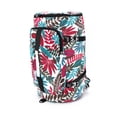 thumbnail image 2 of Mochila impresa Poliéster Gran capacidad Multifuncional Bolsa de viaje de ocio al aire libre Hoja de arce rosa, 2 of 5