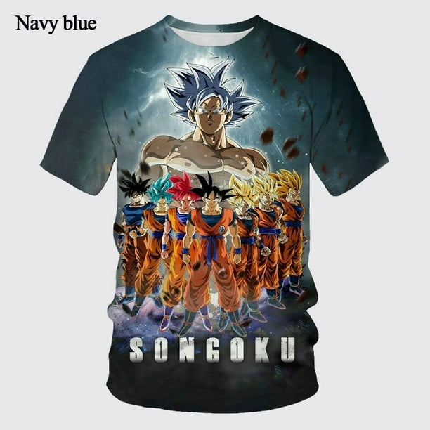 Camisetas de Dragon Ball Vegeta, ropa de verano, Tops de manga corta con estampado, moda diaria, camisetas deportivas con dijes, regalo