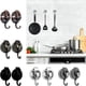 thumbnail image 2 of Set of 2 Heavy Duty Suction Hooks Removable Wall Hooks Reusable Bathroom Hooks Perfect for Kitchen Bathroom Bedroom Powerful Push Hooks, 2 of 5