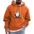 thumbnail image 1 of MITCOWBOYS Chandails à Capuchon pour Hommes Mode Décontractée Chandail à Capuchon Imprimé avec Poche Chandail à Capuchon Graphique Chandails en Molleton pour Hommes 4TG (Liquidation)Orange, 1 of 4