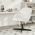 thumbnail image 2 of Topbuy Cross Legged Chair Criss Cross Chair w/High-density Sponge Cushion Adjustable Height & Rocking Function Wide Metal, 2 of 10