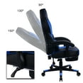 thumbnail image 3 of Gaming Chair with Footrest and Reclining Backrest, Racing Style High Back Office Chair, 3 of 7