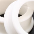 thumbnail image 3 of A Pair of Flexible Silicone Double Flared Ear Gauge Tunnel Plug, 3 of 7