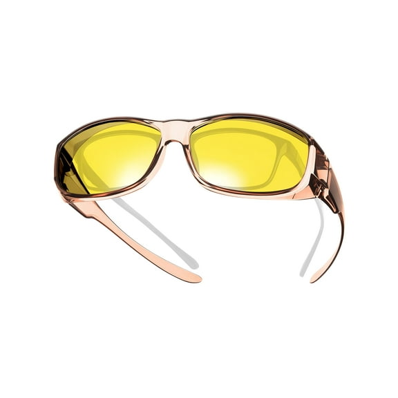 TINHAO Fit Over Wrap Around Sunglasses Polarized Wear Over Eyeglasses 100% UV Protection for Men and Women