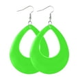 thumbnail image 4 of Earrings Product Category Neon Water Drop Pendant Earrings for 80s 90s Halloween Parties Retro Acrylic Pendant Jewelry Women, 4 of 4