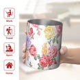 thumbnail image 5 of 12oz Coffee Tumblers Pioneer Flower Floral Print Pattern Stainless Steel Vacuum Insulated Travel Tumbler Coffee Cups Mug with Lid and Straw with Cleaning Brush for Cold & Hot Drinks, 5 of 5