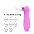 thumbnail image 2 of Masajeador succionador de clítoris con 10 modos para mujeres, estimulador impermeable, juguete sexual para adultos, 2 of 8