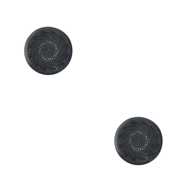 Bewildely Colador para fregadero, baño de ducha, lavabo , filtro de drenaje para inodoro, recogedor de pelo antideslizante, tapón de filtrado , Gris oscuro 2Conjunto
