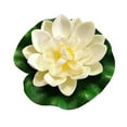 thumbnail image 1 of SharkTRUE Artificial EVA Fake Lotus-Leaf Flowers Water Lily Floating Plants Pool HOT, 1 of 8