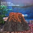 thumbnail image 4 of Aquarium Simulation Landscape with Led Light Air Bubbler Stone Kit, Aquarium Volcano Ornament Simulation Realistic Resin Volcano Decoration for Fish Tank Bubble Stone Decoration, 4 of 9