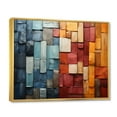 thumbnail image 2 of Designart "Forest Red Wood composition I" Modern Floater Framed Canvas Wall Art, 2 of 7