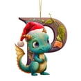 thumbnail image 1 of Fiudx Liquidación De Ofertas Flash Colgante De Navidad Con Letras De Dinosaurio Para Bebé, Colgante Plano Acrílico Para Decoración Del Hogar, Árbol De Navidad, 1 of 1