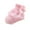 Pink, variant on Infant Baby Girl Ruffle Lace Anti Slip Frilly Princess Socks 0-1Y