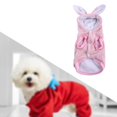 thumbnail image 2 of Ropa para Mascotas Sunnimix con Capucha Invierno Peluche Caliente para Perros Bichon Pequeño Rosa M, 2 of 7