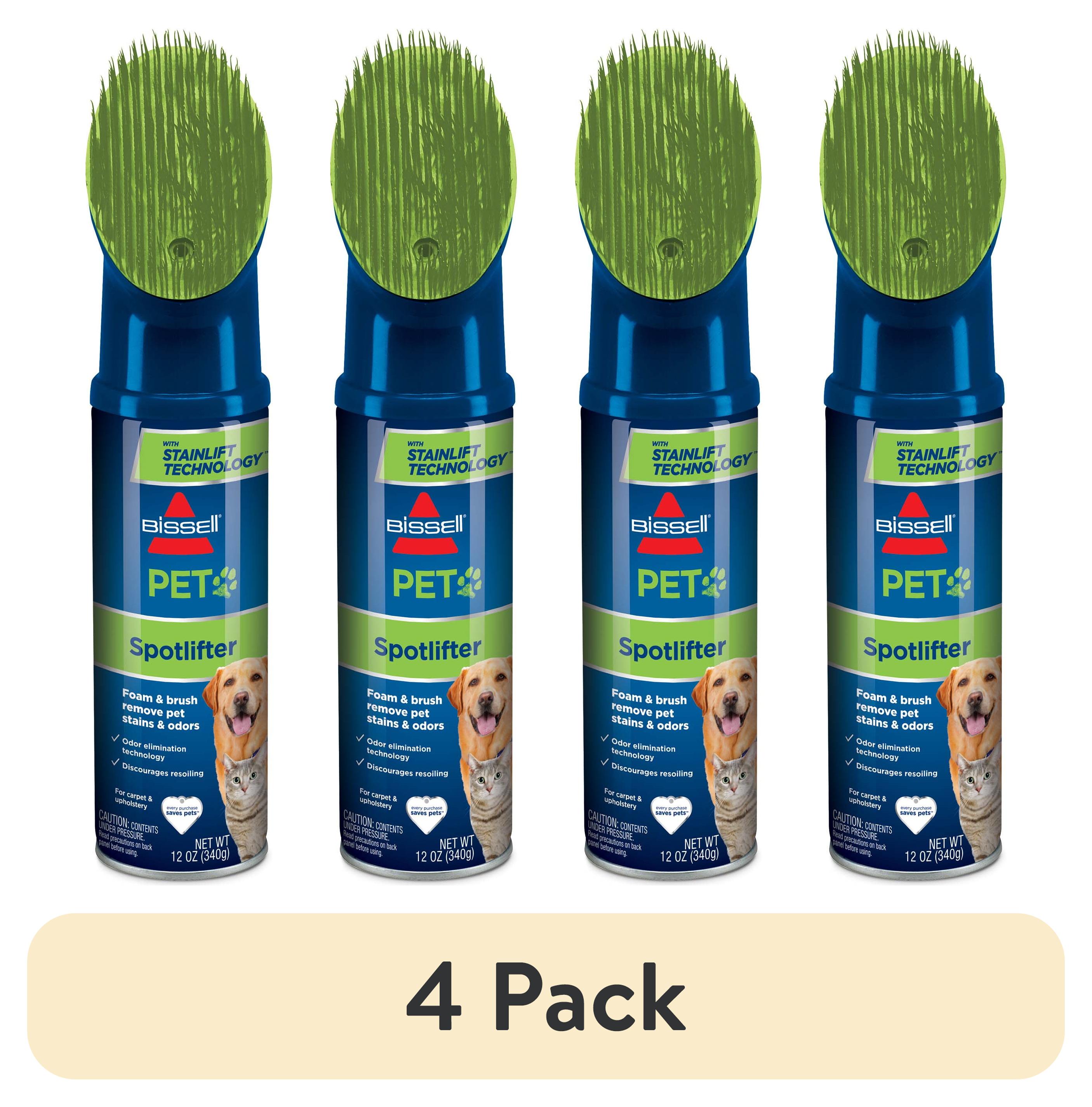 (4 pack) Bissell Pet Spotlifter for Upholstery and Carpet, 12 oz., 93521
