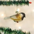 thumbnail image 2 of Old World Christmas Bird Watcher Collection Glass Blown Ornaments for Christmas Tree Black-Capped Chickadee, 2 of 3