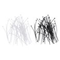 thumbnail image 2 of 100x Cable Ties Industrial Quality Cable Ties: 100x2.5mm Color: White/black, 2 of 5