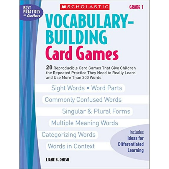 Pre-Owned Vocabulary-Building Card Games: Grade 1 (Paperback) 0439554640 9780439554640