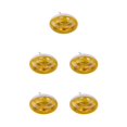 thumbnail image 1 of QualitChoice Inflatable Cup Holder Coasters Bathing Toy Portable Beach Bar Swimming Pool Inflating Drink Beverage Bottle Holders Yellow 5Set, 1 of 6