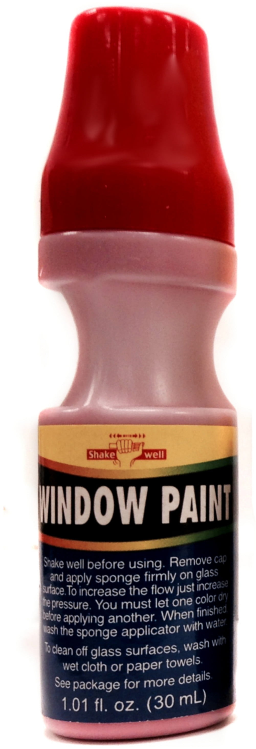 red school colors house car water washable window paint