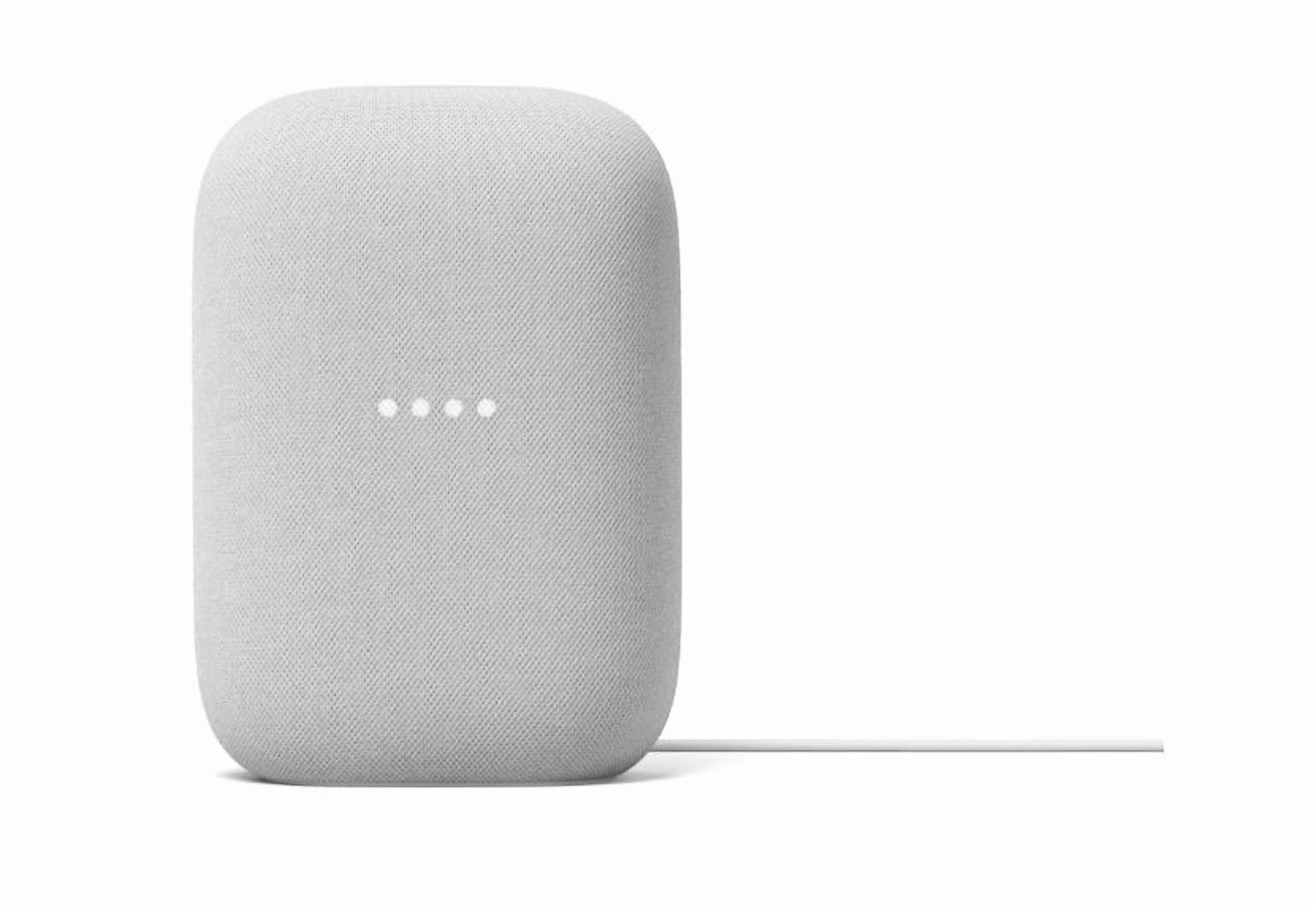 Google Nest Audio - Smart Speaker, with Google Assistant - Chalk
