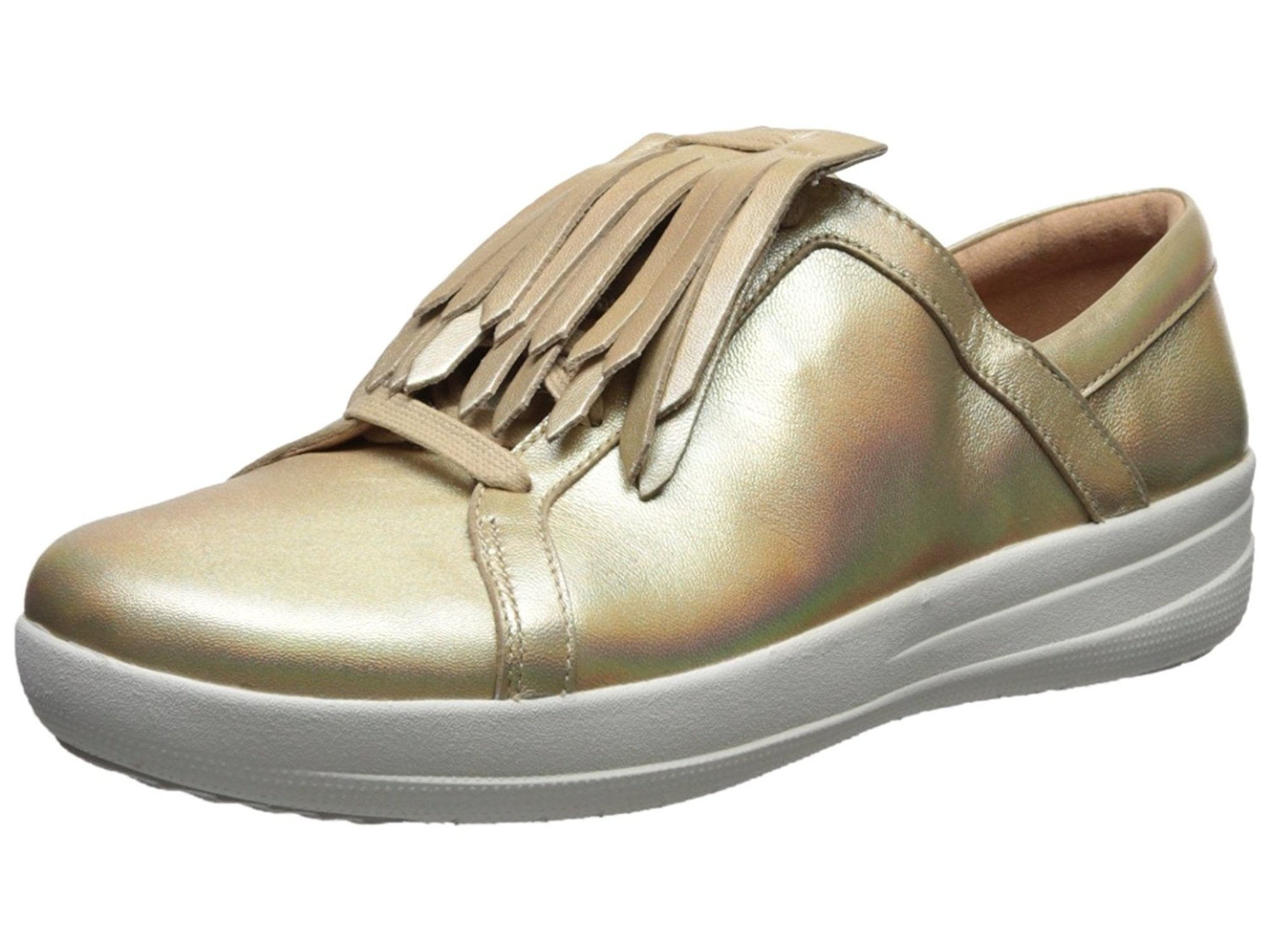 fitflop gold sneakers