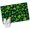Green Black, variant on St. Patrick's Day Area Rugs 4'x6', Washable Small Throw Rugs for Office Bathroom, Vintage Spring Green Lucky Irish Clovers Indoor Outdoor Rug Non-Slip Low Pile Carpet Runner Reversible Floor Mats