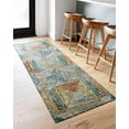 thumbnail image 4 of Loloi Spectrum Geometric Lagoon / Spice Area Rug, 4 of 8
