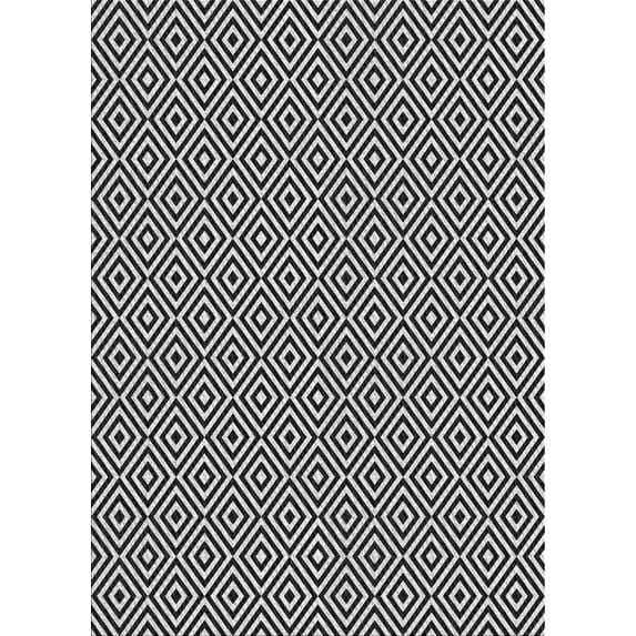 Ahgly Company Indoor Rectangle Patterned Light Gray Novelty Area Rugs, 5' x 8'