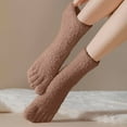 thumbnail image 7 of Up to 65% off!Socks for Women Solid Color Thickened Coral Velvet Socks, 7 of 7