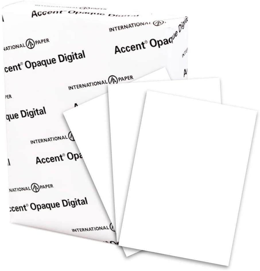Accent Opaque Printer Paper, White Paper, 28lb Copy Paper, 8.5x11 Letter Paper, 3 Hole Punched