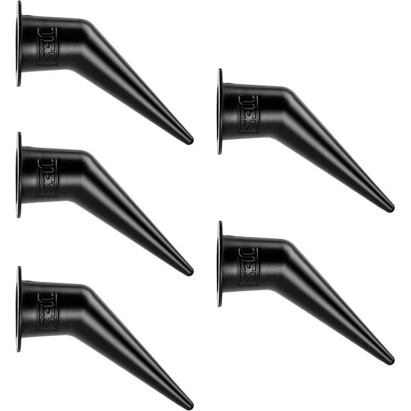 JES Angle Nozzle for Sausage and Bulk Caulk Guns, 5-Pack