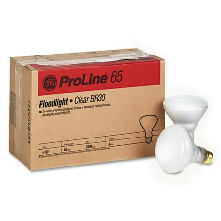 

GE - Incandescent Indoor Floodlight Bulbs w/Reflector 65 Watts 130 Volt 6/...