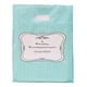 thumbnail image 5 of 100 Bolsa Boutique Polipapel Decorada Diseño 25x35cm Color Agua Rayas, 5 of 5