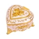 thumbnail image 2 of Joyero en forma de corazón único y versátil para guardar aretes y joyas. Oro rosa blanco, 2 of 9