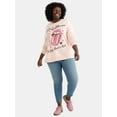 thumbnail image 2 of Terra & Sky Women's Plus Rolling Stones Graphic Sweatshirt, Sizes 0X-5X, 2 of 5