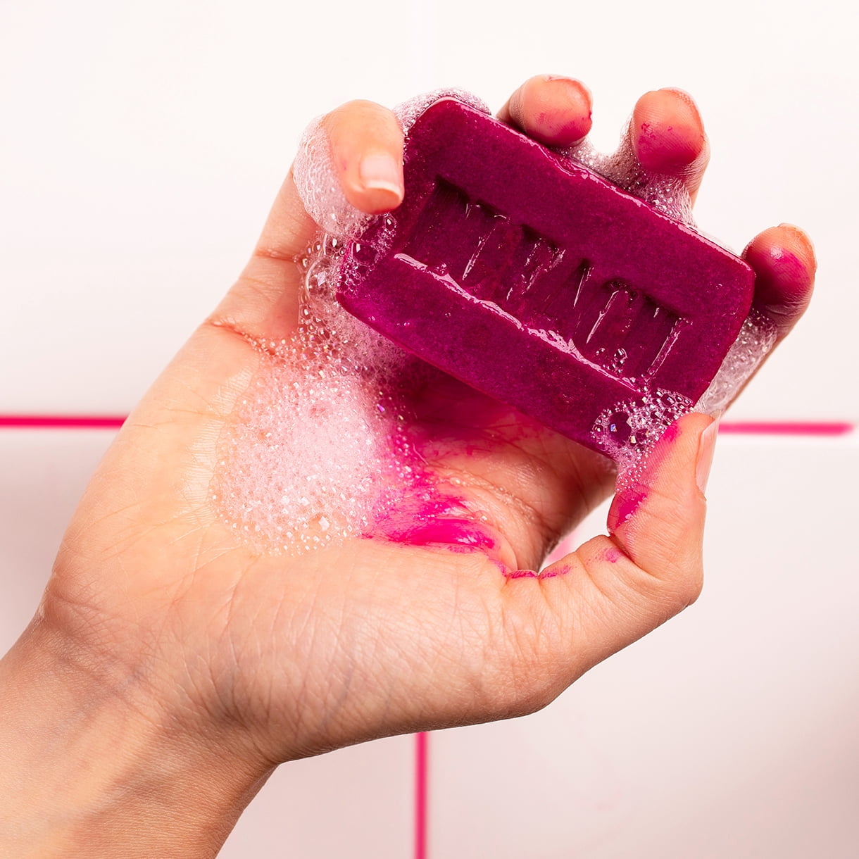 Bleach London Rose Color-Toning & Nourishing Shampoo Bar, 1.76 oz