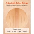 thumbnail image 3 of Cajón VEVOR Punchy Birch con Cuerdas de Guitarra Ajustables, 3 of 9