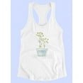 thumbnail image 3 of Punny Plant Iii Racerback Tank Women -June Erica Vess Designs, Female x-Large, 3 of 4