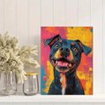 thumbnail image 2 of Qisvanset 12x16 Inch With Frame 2D Flat Wall Art Chill Casual Dog Colorful Home Bedroom Office Wall Art, 2 of 8