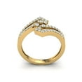 thumbnail image 3 of 1ctw Round Cut Diamond Prong Women's Fancy Engagement Bridal Ring Solid 18K Gold FG VS2, 3 of 3