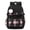 Black, variant on Large Plaid Backpack Multi Compartment Lightweight Casual Daypack for School, College & Travel