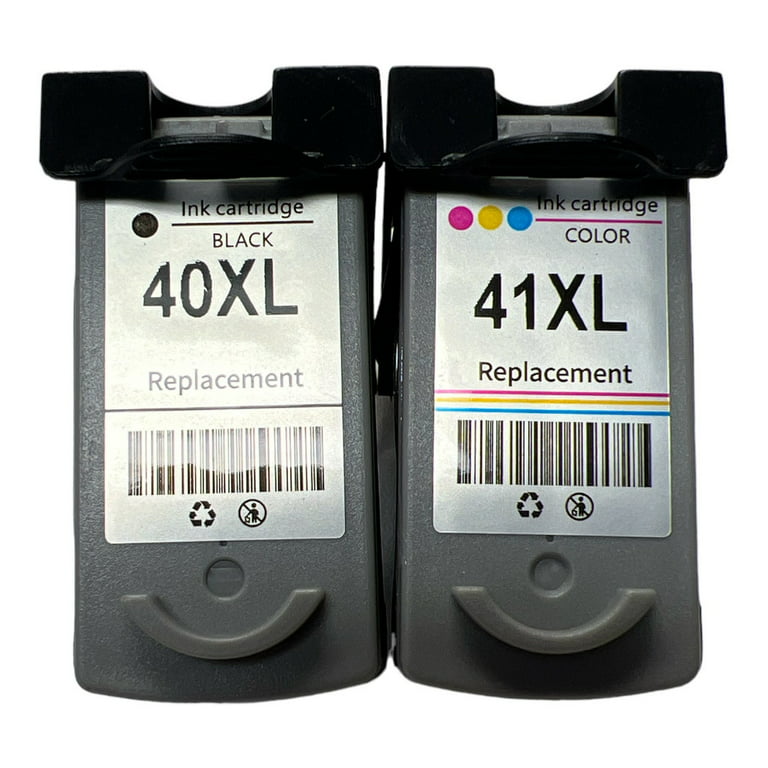 by delvist controller Ink Cartridge Replacement for Canon PG-40XL CL-41XL High Yield Canon PIXMA  MP140 iP2600 MP150 MP160 Printer - 2 Pack - Walmart.com