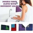 thumbnail image 6 of Kugisaki Microfiber Cleaning Cloths Double-sided Two-tone 15.8" x 15.8" Water Absorption Thickened Cleaning RagsCleaning Cloth for House, Kitchen, Window, 6 of 6