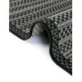 thumbnail image 5 of Unique Loom Outdoor Border Collection Area Rug - Checkered (6' x 9' Rectangle Gray/Black), 5 of 10