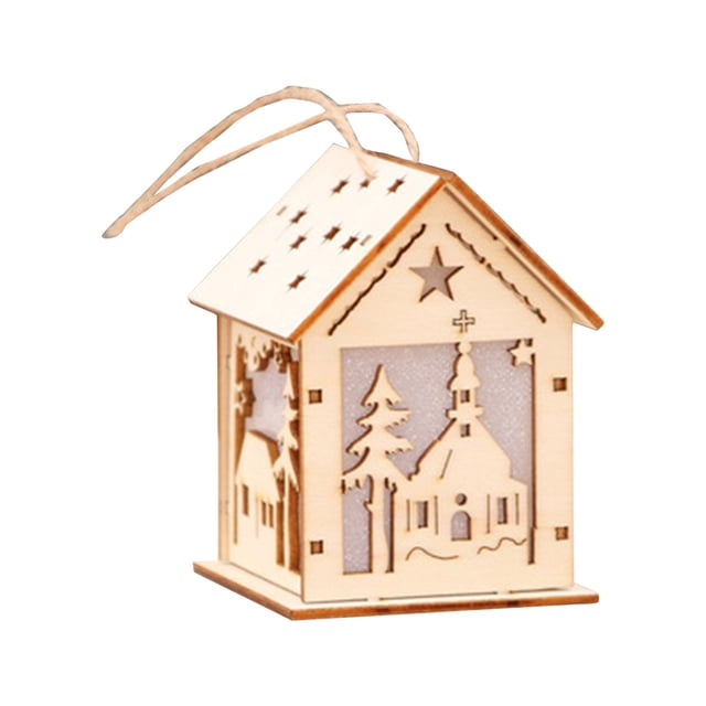 Adornos Luminosos De Madera Para Navidad Adornos Decorativos Diy Adornos Para Ventanas