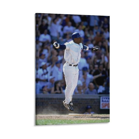 Sammy Sosa Canvas Poster Print Photo Art Painting Canvas Poster Home Decorative Bedroom Modern Decor Posters Gifts