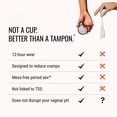 thumbnail image 5 of Disposable Menstrual Discs - 12ct, 12-Hour Leak Protection, Hypoallergenic & Non-Toxic, 5 of 10