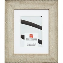Craig Frames Hatteras, 24x36 inch Picture Frame Matted for a 20x30 Photo, White Wash